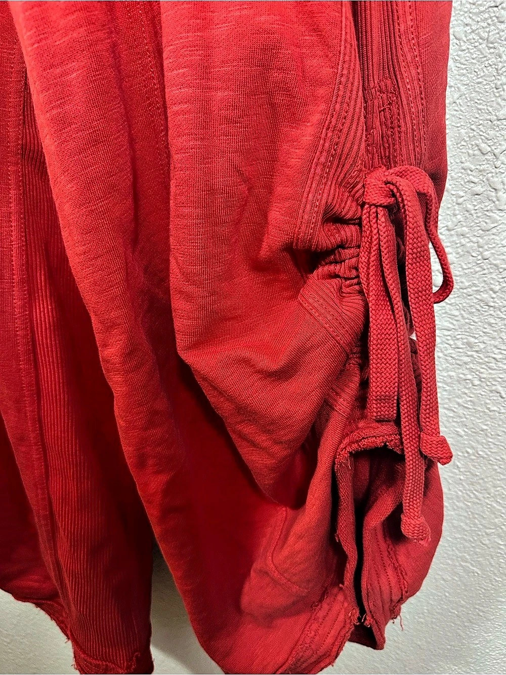 Anthropologie Daily Practice Red Wide Leg Jumpsuit Size XXS - Picture 9 of 12